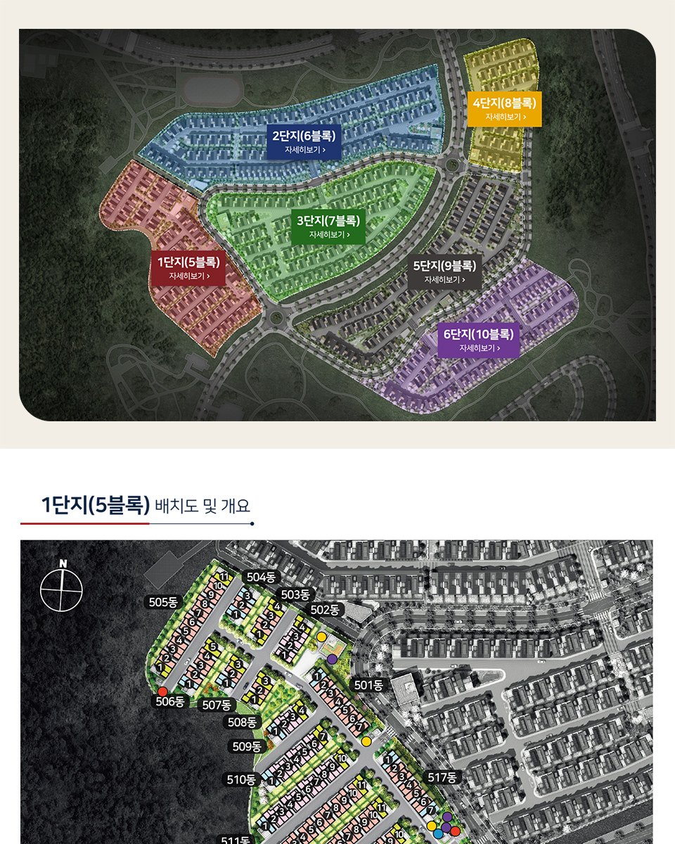 단지배치도